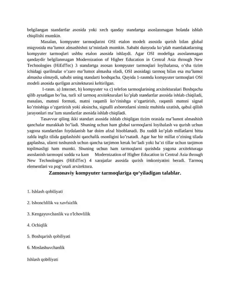 Kompyuter tarmoqlari. Asosiy tushunchalar 3