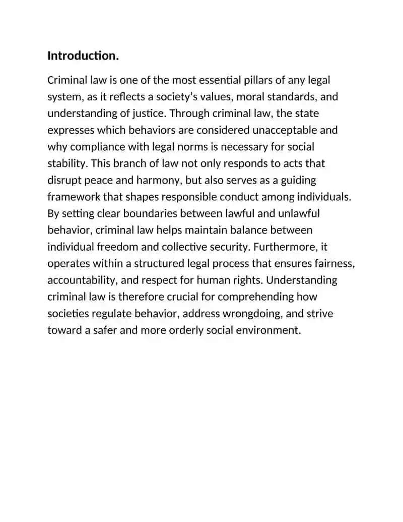 Definition of Criminal Law 3