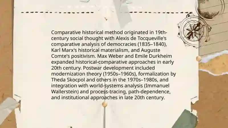 Comparative historical method 3