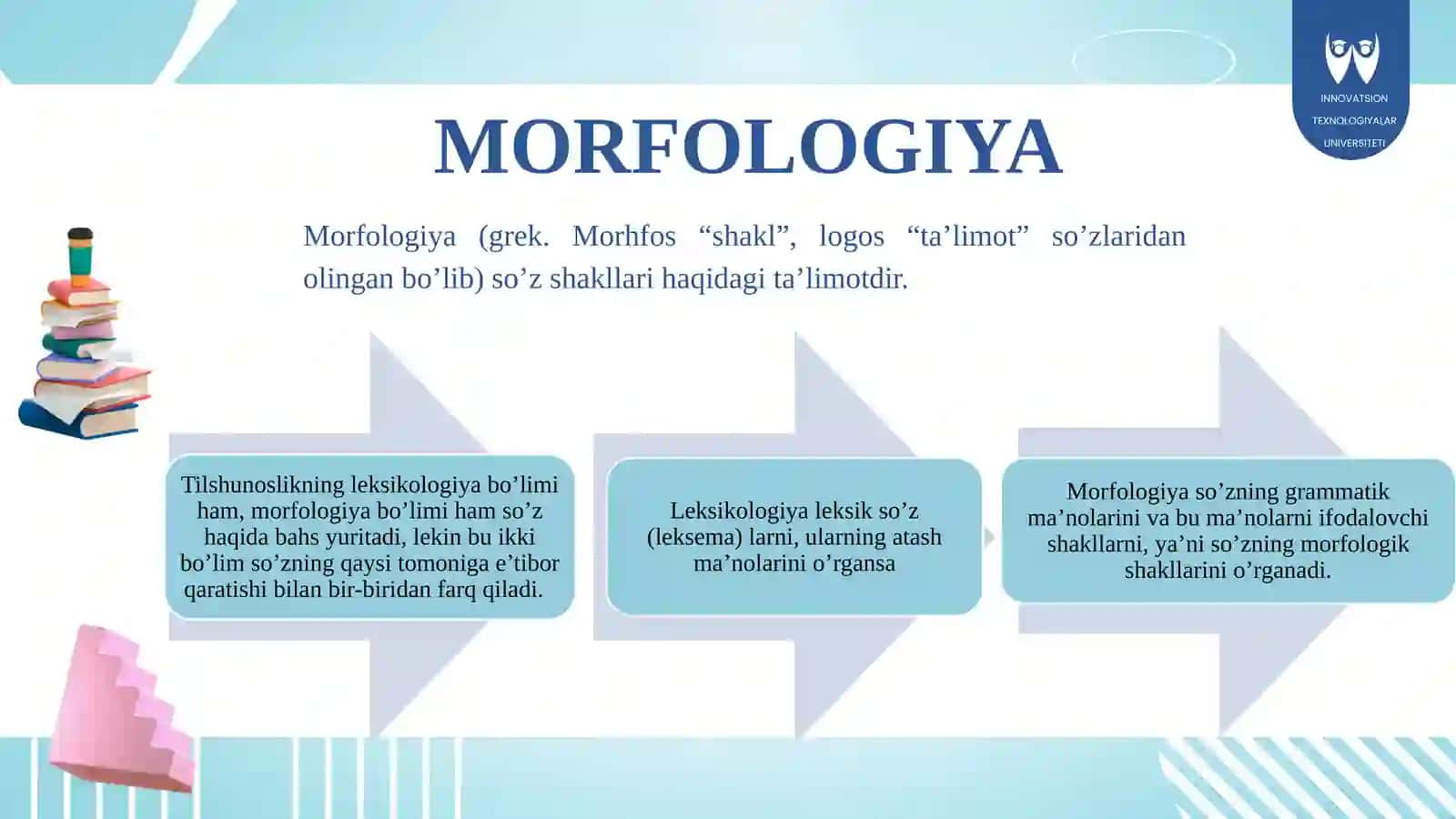 Morfologik uslubiyat 3