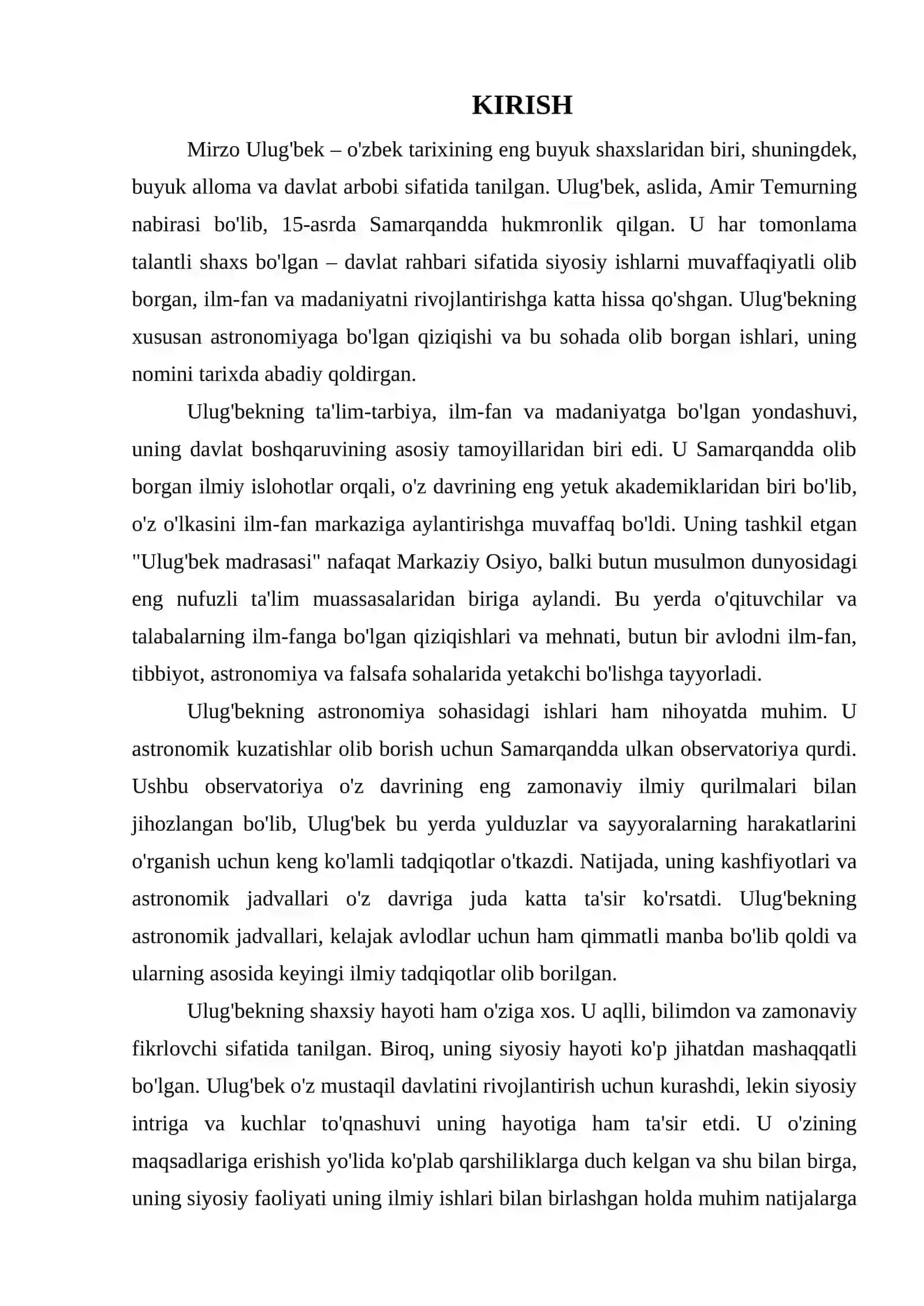 MIRZO ULUG’BEK BUYUK ALLOMA VA DAVLAT ARBOBI 3
