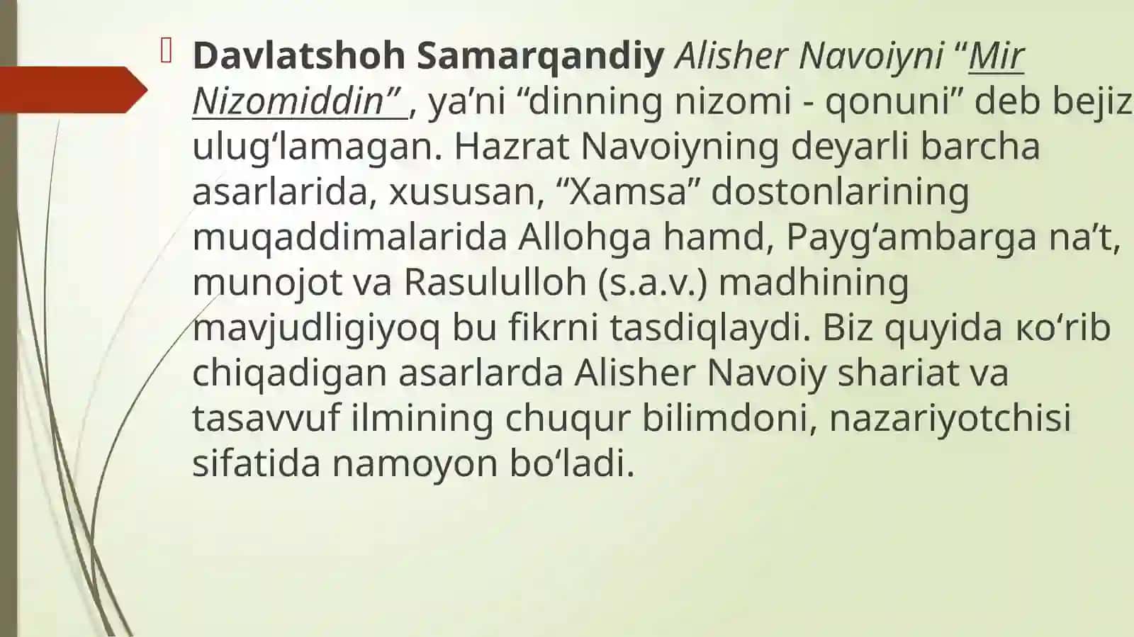 Navoiyning diniy mavzudagi asarlari 3