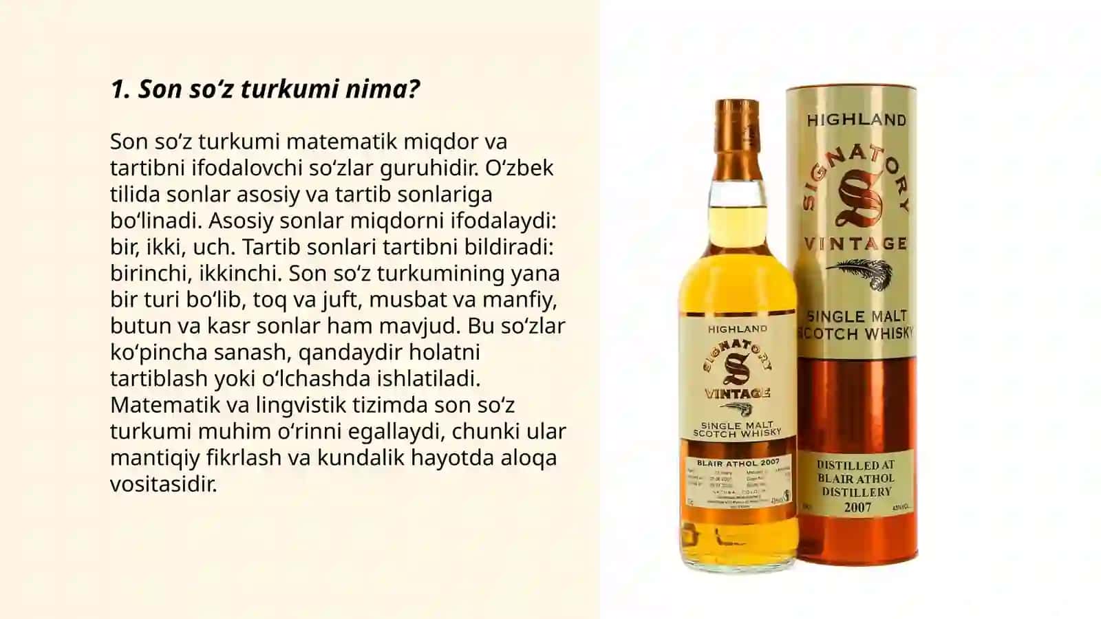 Son soʻz turkumi 3