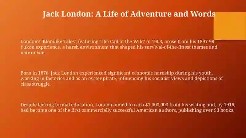 Jack London: A Life Forged in the Wild 3