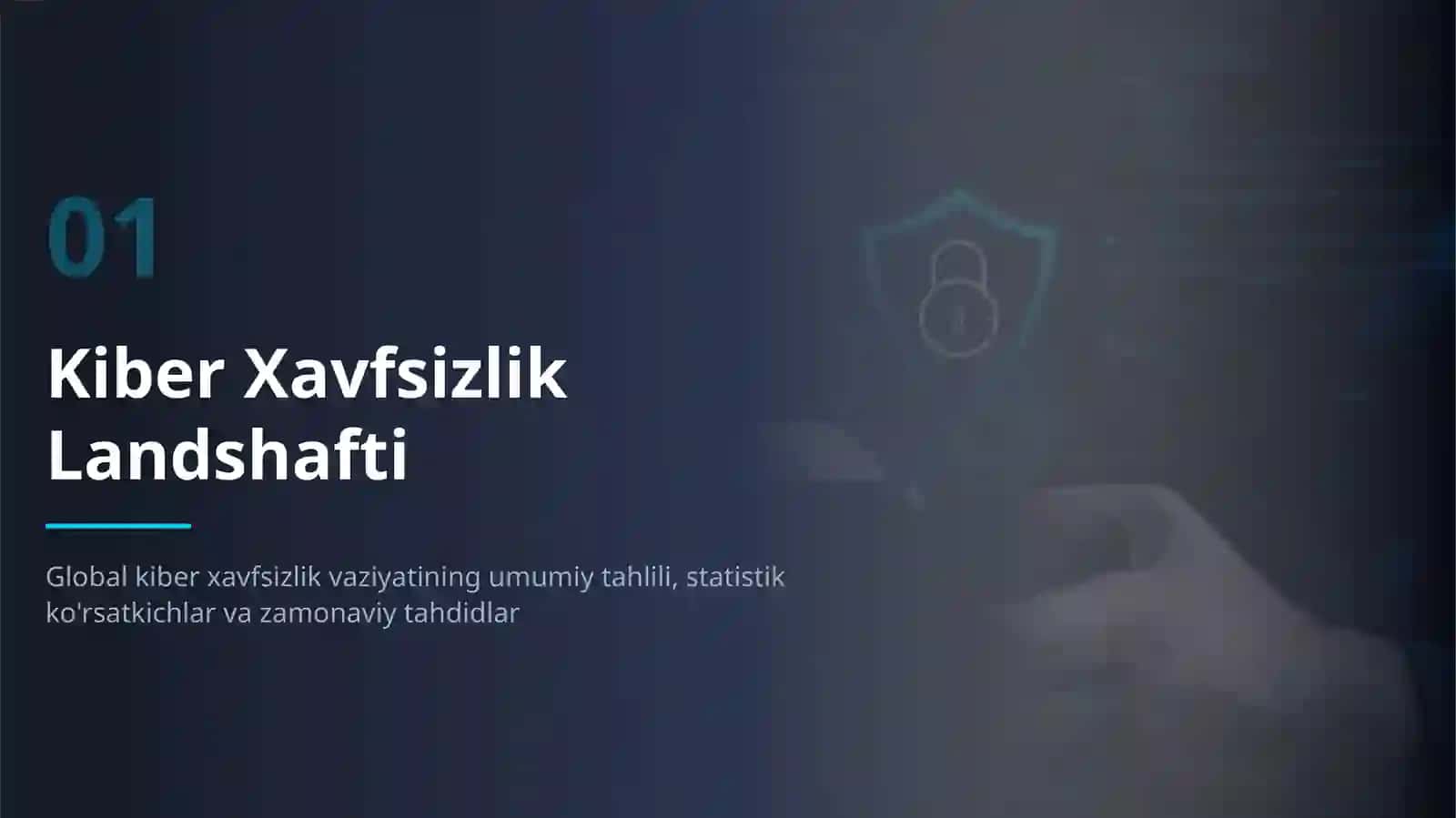 global kiber xavfsizlik muammolar taqdimot 3