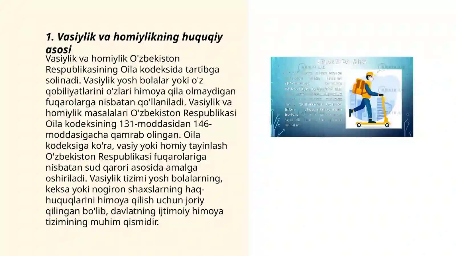 Vasiylik va homiylik 3