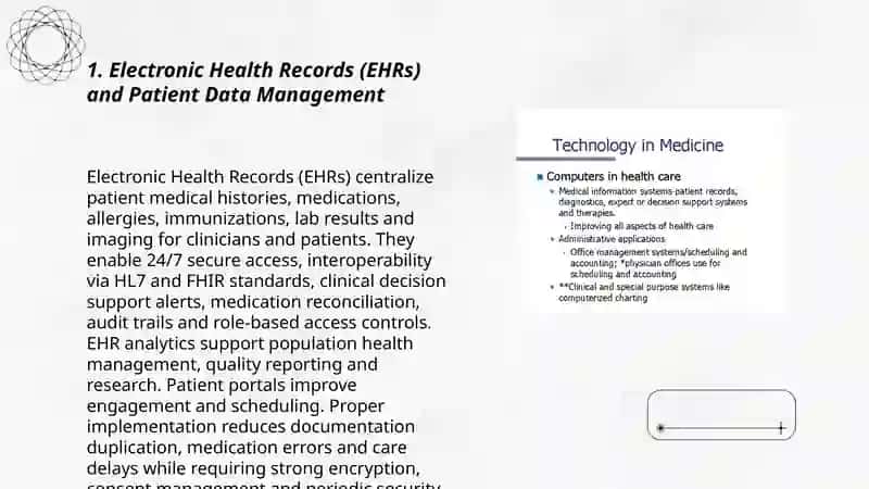 How computers help in Medicine 3