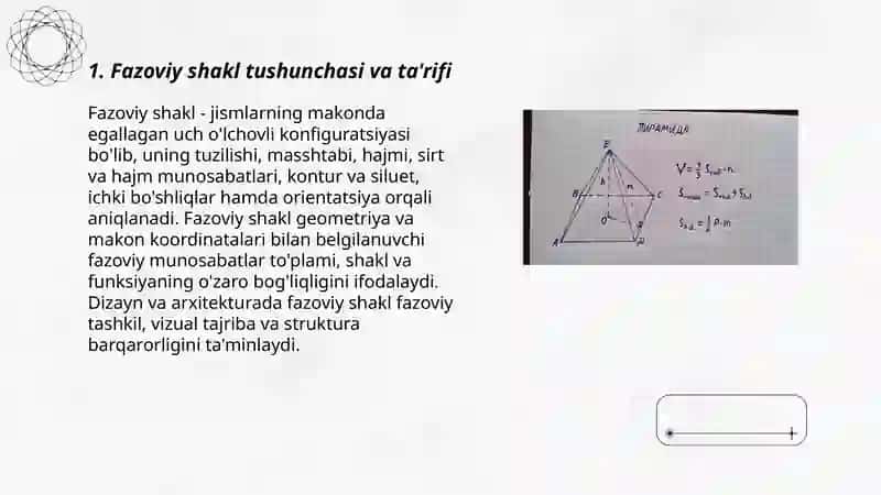 Fazoviy shakllar va ular haqida tushuncha 3