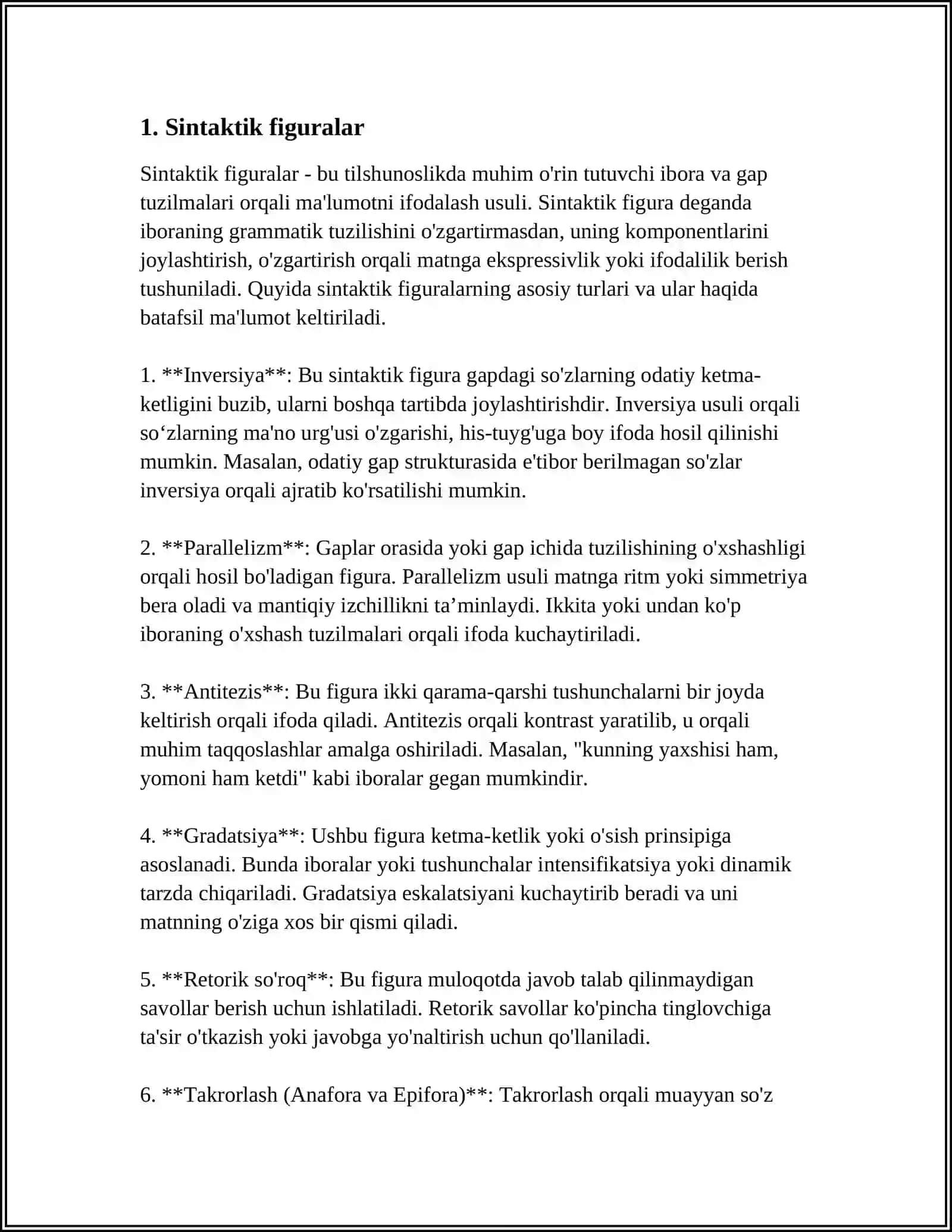 SINTAKTIK VA MORFOLOGIK USLUBIYAT 3
