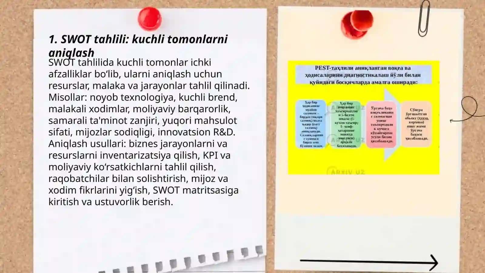SWOT va PEST tahlili 3