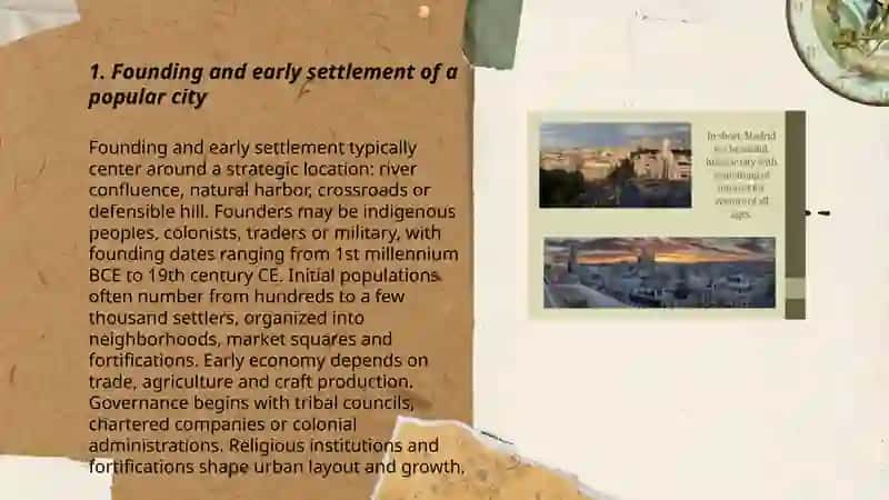 Popular cities. The history of a city 3