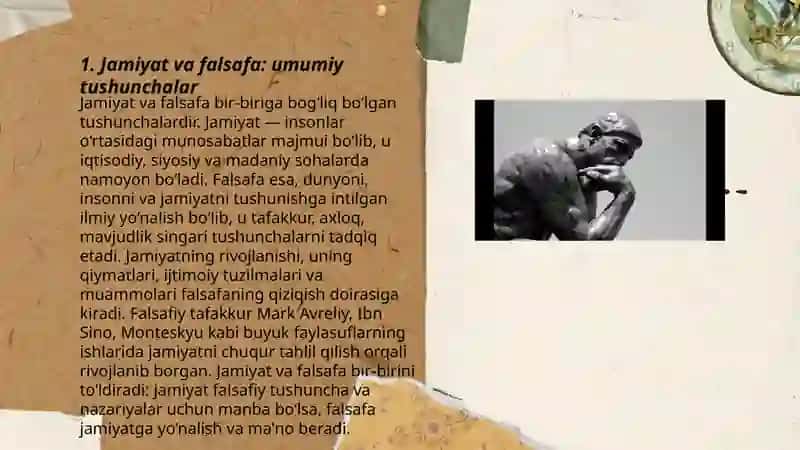 Jamiyat falsafasi 3