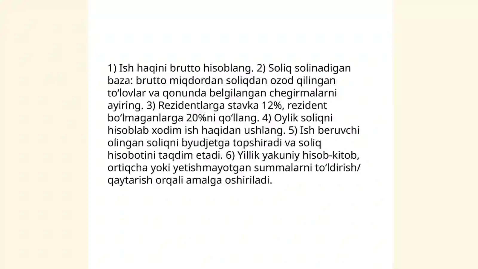Ish haqidan ushlanmalar hisobi 3