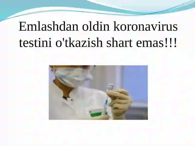 COVID-19ga qarshi emlash chor-tadbirlari 3