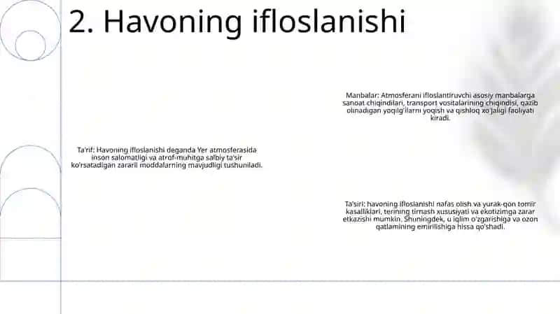 Ekologiya Ifloslanishi 3