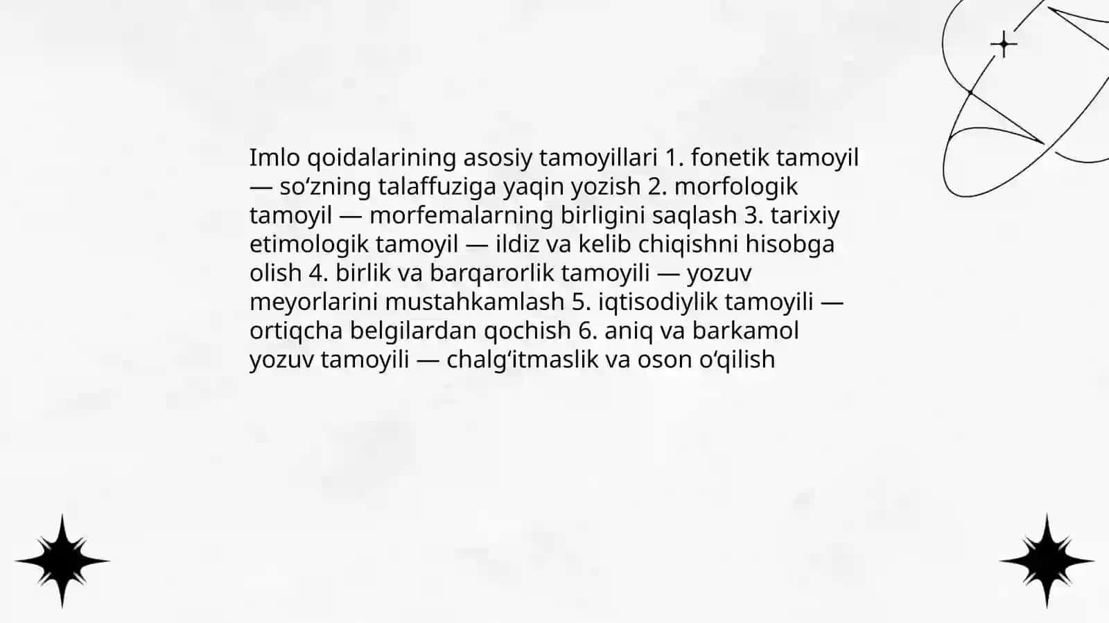 O‘zbek tilining imlo qoidalari va soha egalarining savodxonlig 3
