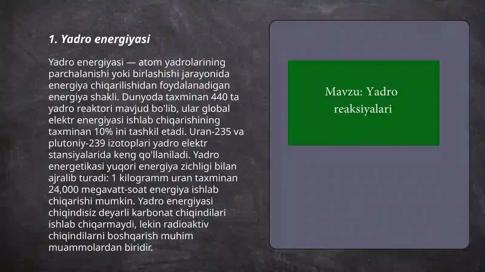 Yadro reaksiyalari 3