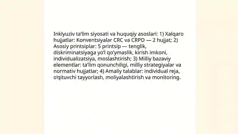 Inklyuziv ta’limning asoslari 3