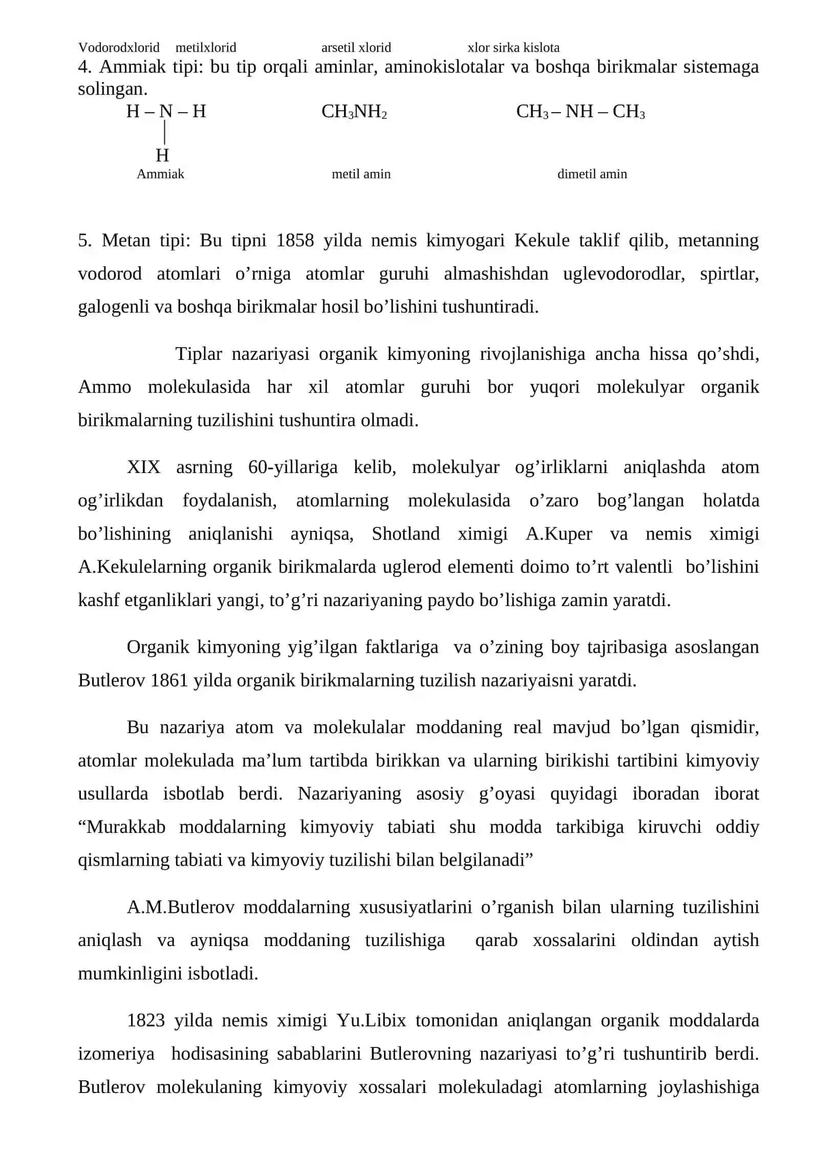Organik kimyo fani, uni rivojlanishning asosiy bosqichlari 3