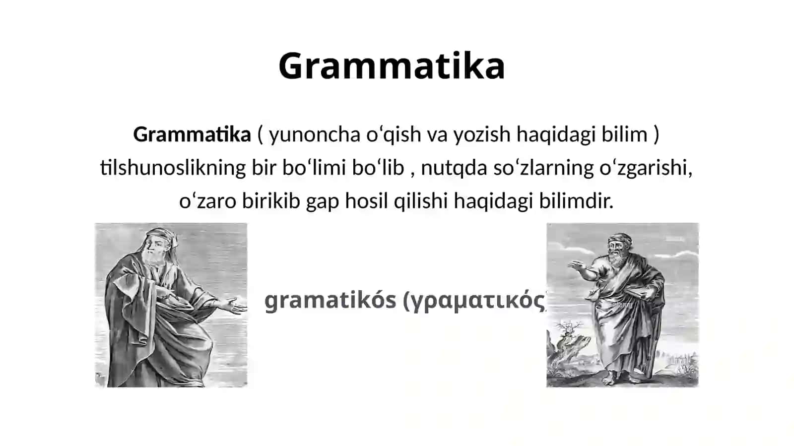 Grammatika. Morfologiya 3