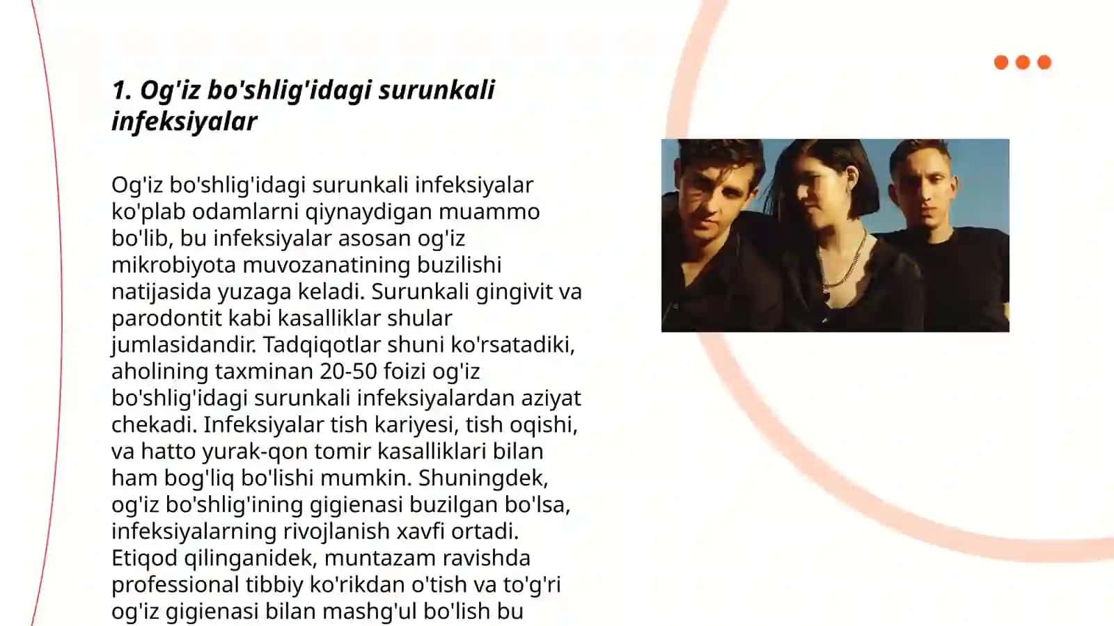Og'iz bo'shlig'idagi surunkali infeksiyalar 3