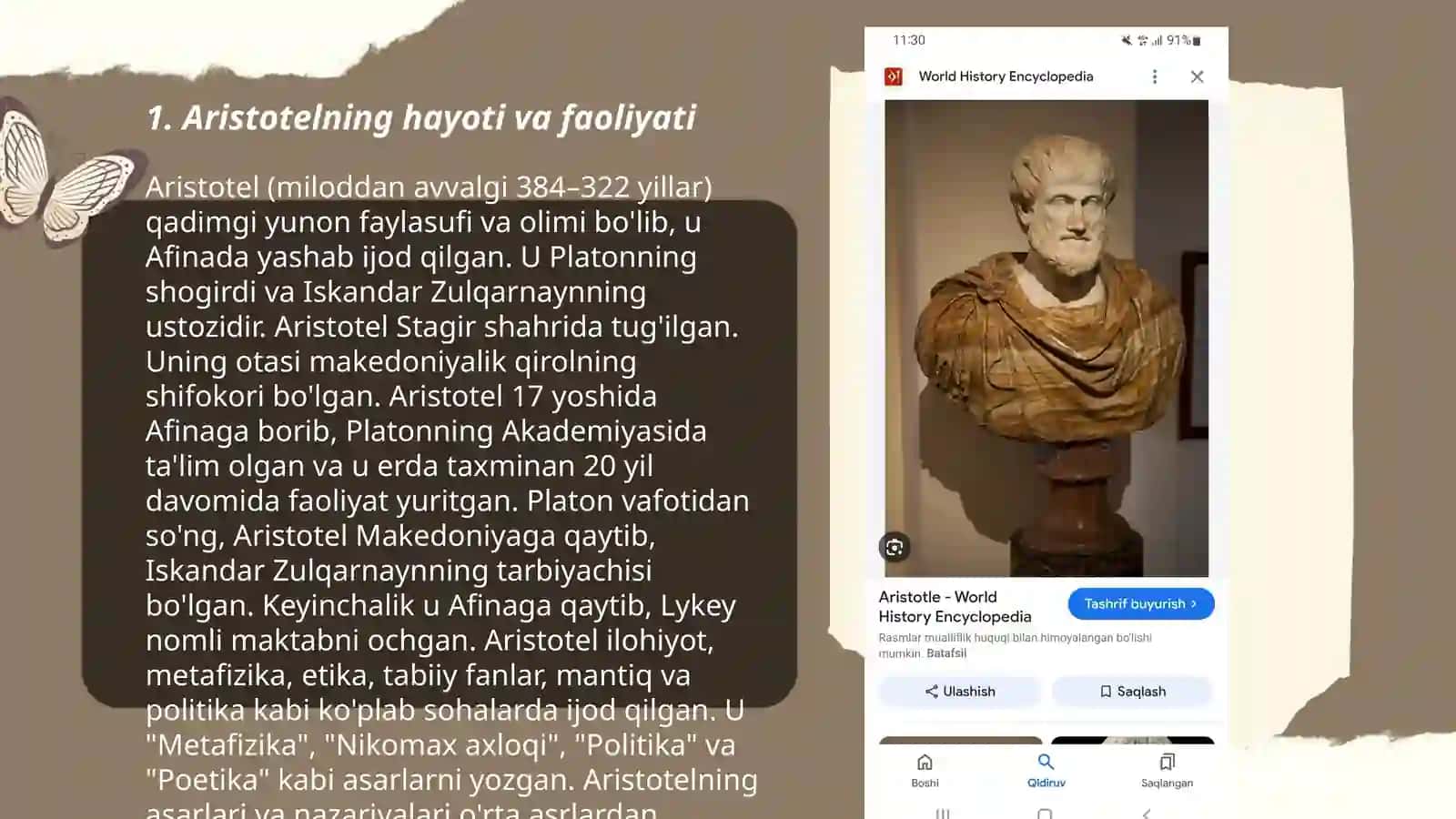 Aristotelning poetika asari 3