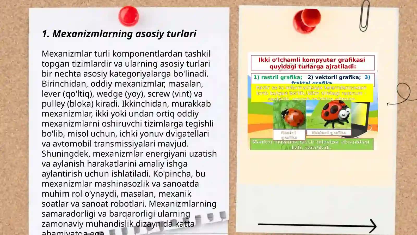 Mexanizmlarning asosiy turlari 3