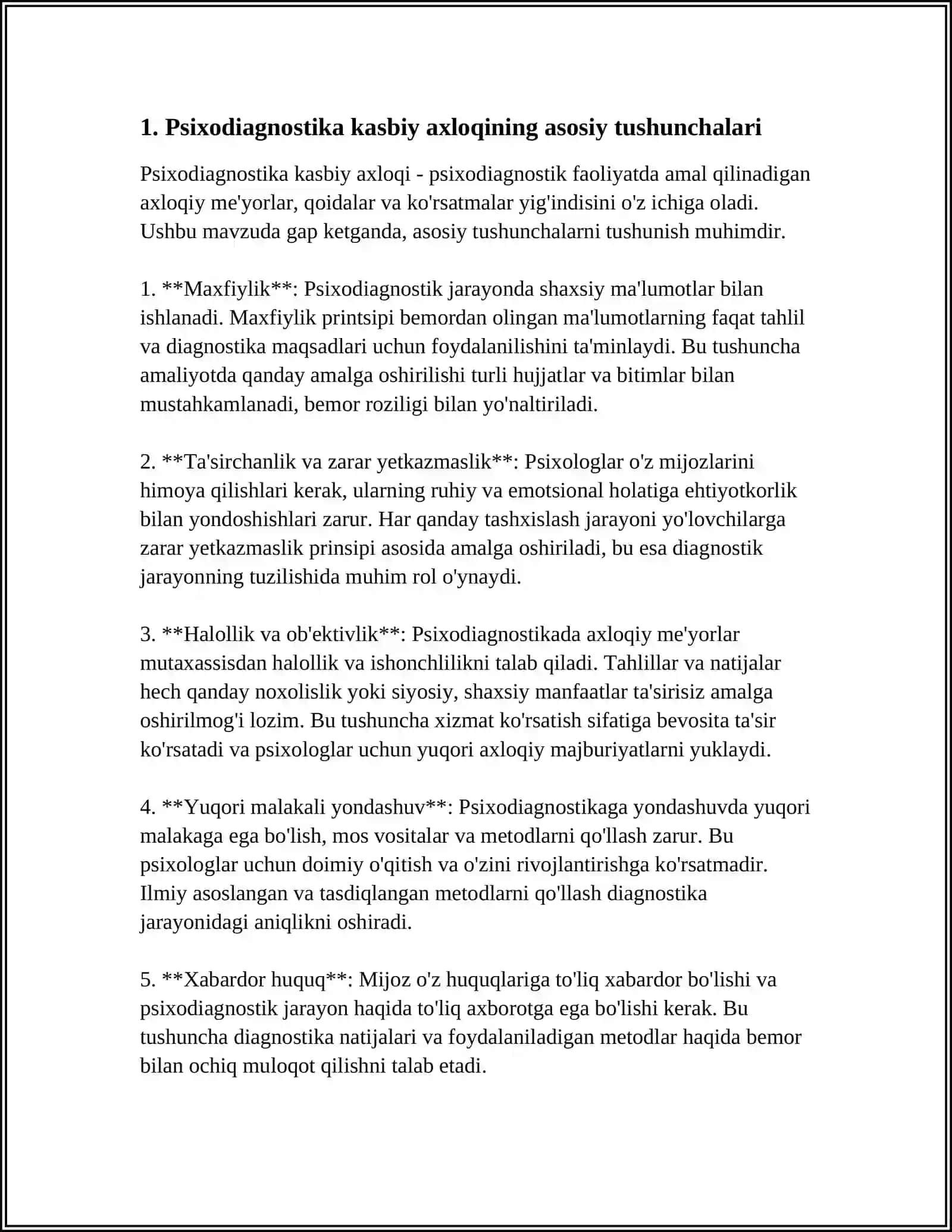 PSIXODIAGNOSTIKANING KASBIY AXLOQIY JIHATLARI 3