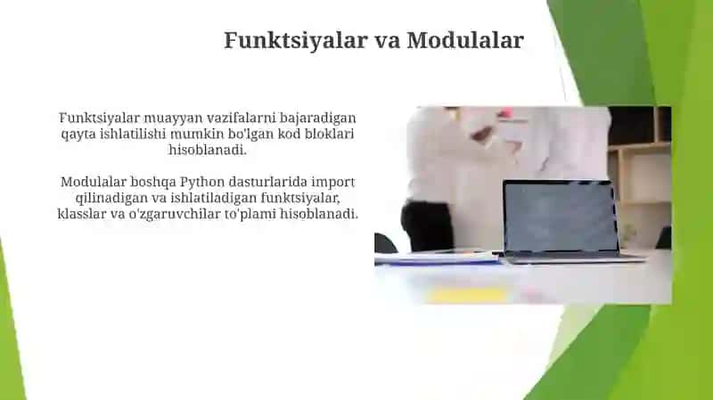 Piton dasturlash tilining qo'llanilishi 3