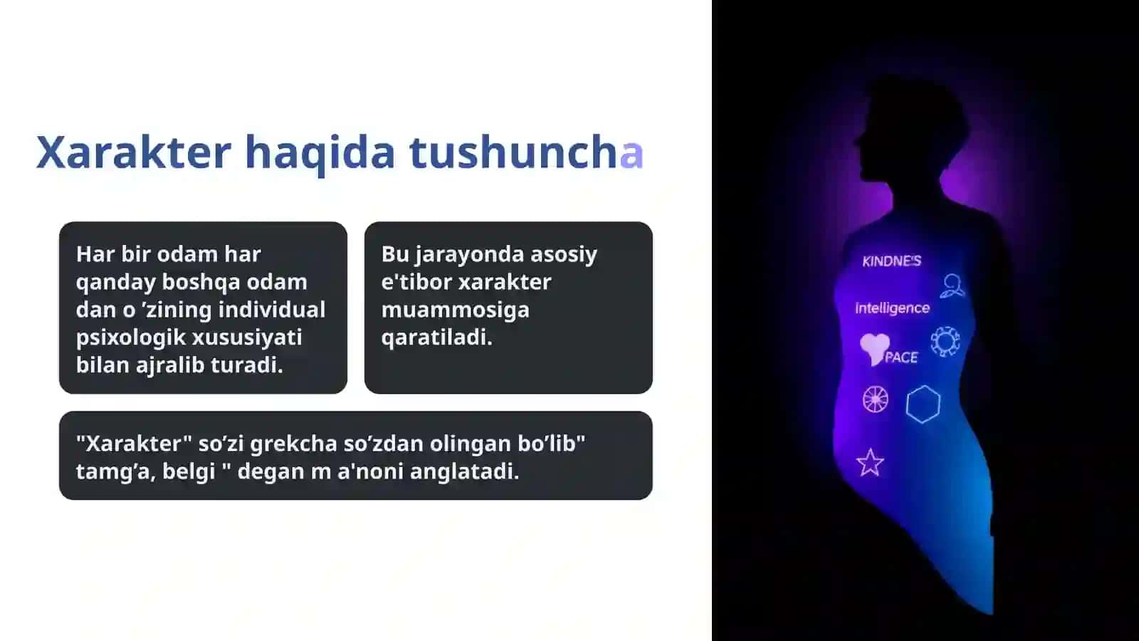 Xarakter va uning xossalari 3