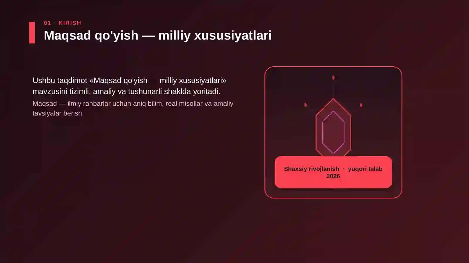 Maqsad qo'yish — milliy xususiyatlari 3