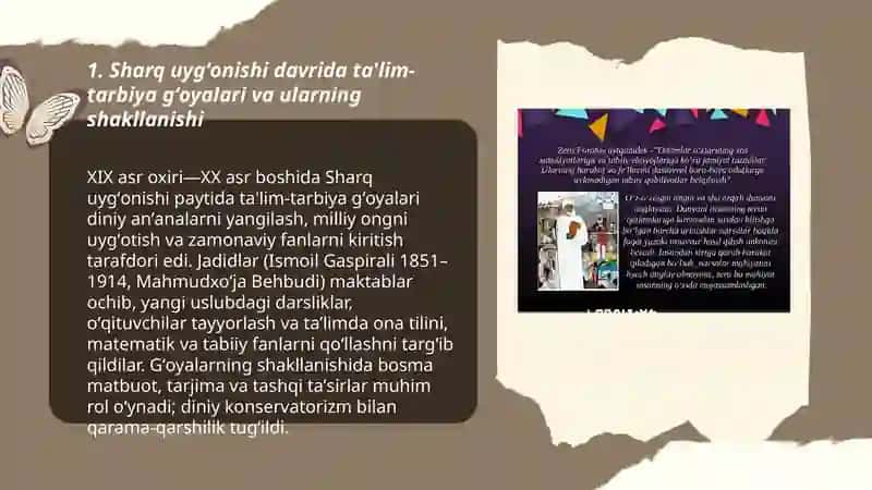 Sharq Uygonish davrida ta'lim tarbiya taraqqiyoti 3