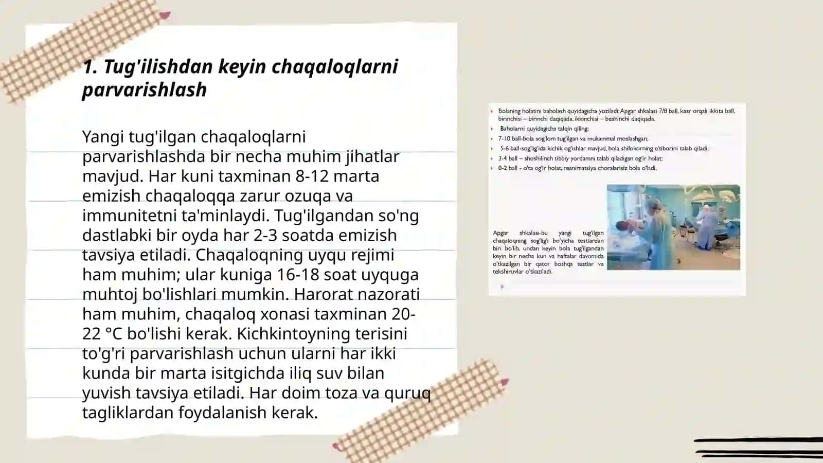 Yangi tug’ilgan chaqaloqlarni tarbiya qilish 3
