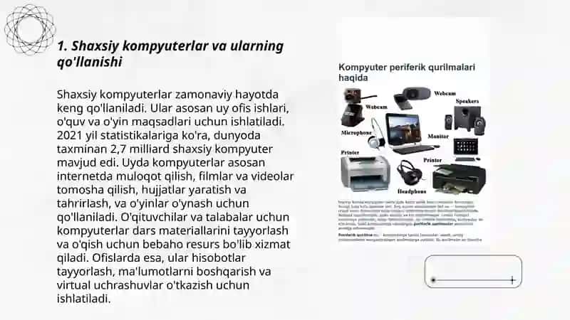 Kompyuter turlari va ularning vazifalari 3