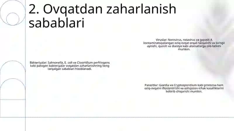 Oziq-Ovqat Mahsulotlarining Kimyoviy Elementlardan Zaxarlanishi 3