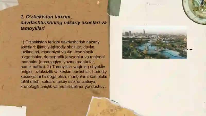 Oʻzbekiston tarixini davrlashtirish masalasi 3