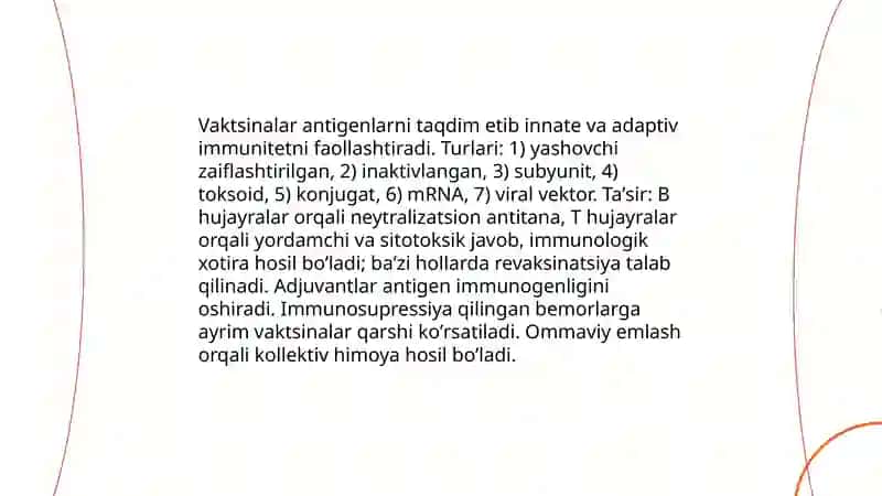 Immunitetga taʼsir etuvchi vositalar 3