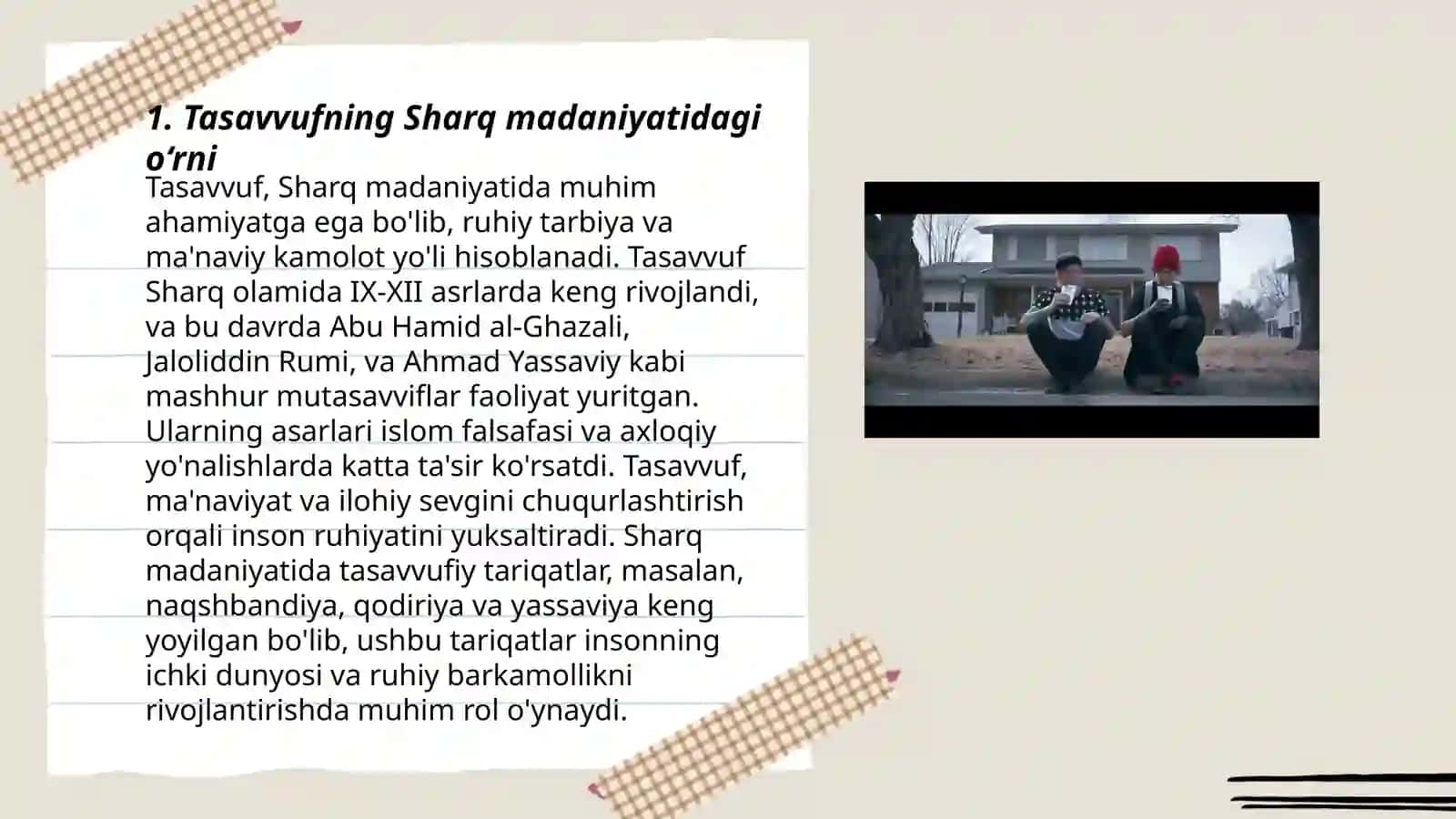 Tasavvuf taʼlimotining sharq madaniyatiga taʼsiri 3