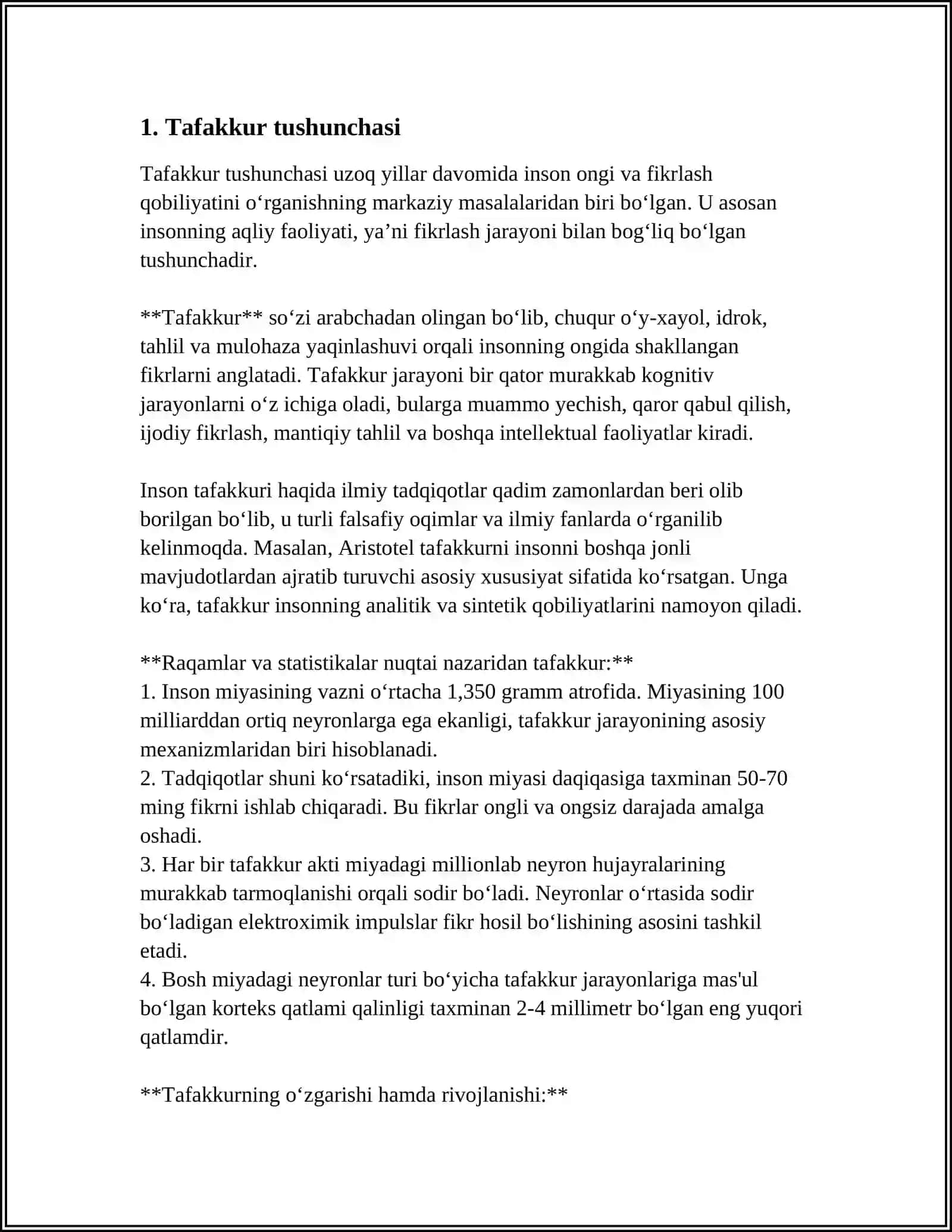 TAFAKKUR MAVZUSIDA SLAYD TAYYORLASH 3