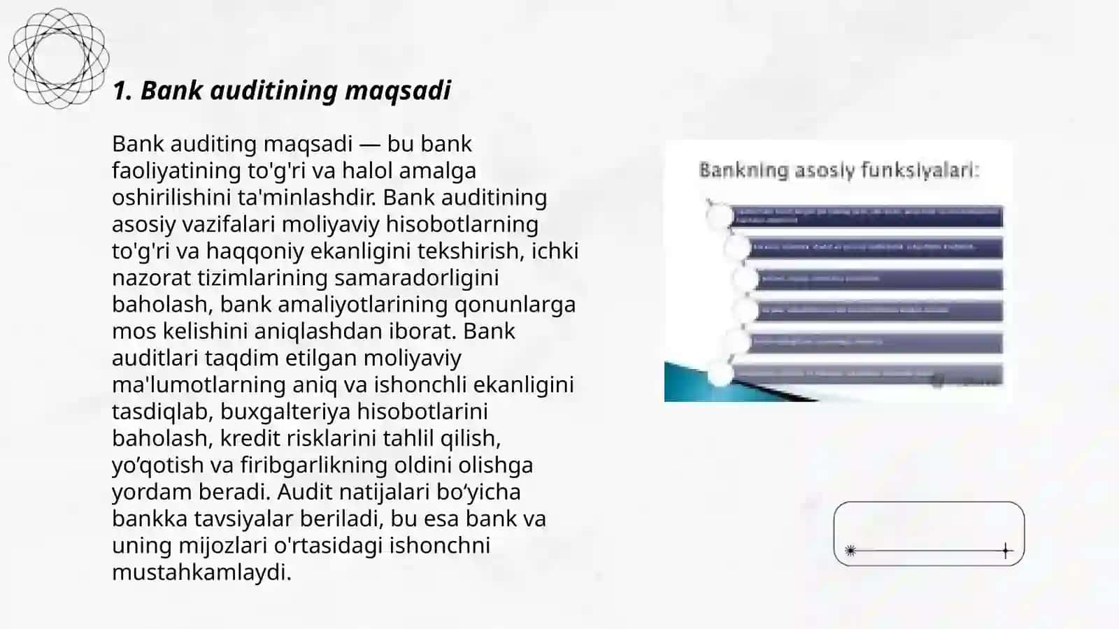 Bank auditing maqsad va vazifalari 3