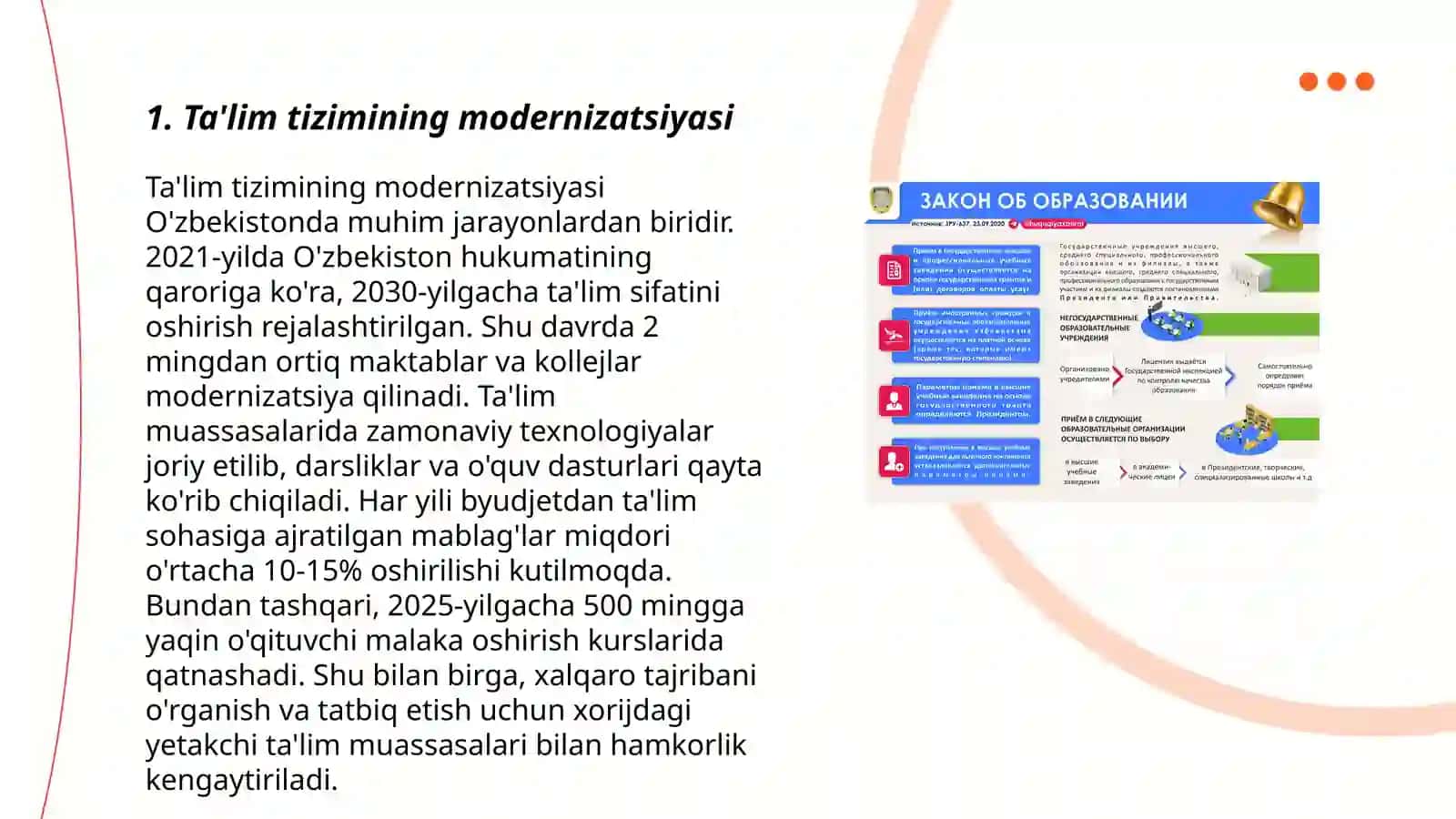 Ta'lim Tizimining Modernizatsiyasi 3