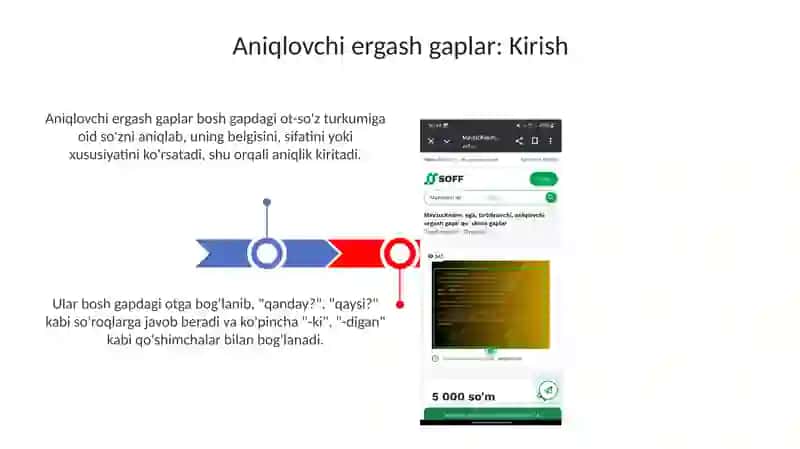 Aniqlovchi ergash gaplar 3
