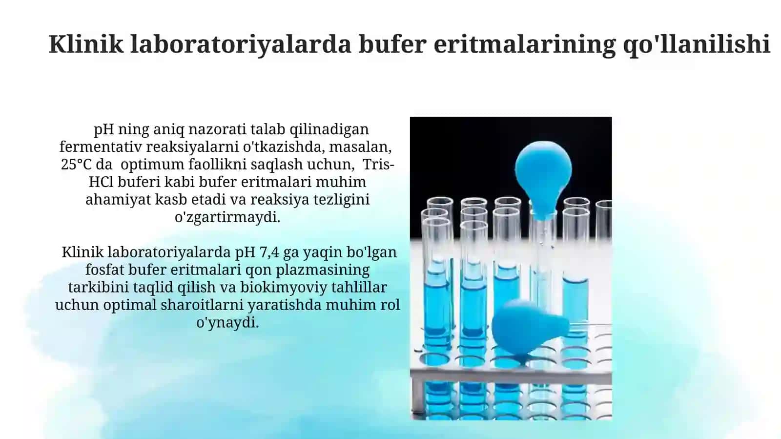 Bufer eritmalar va ularni klinik laboratoriyada qo‘llash 3