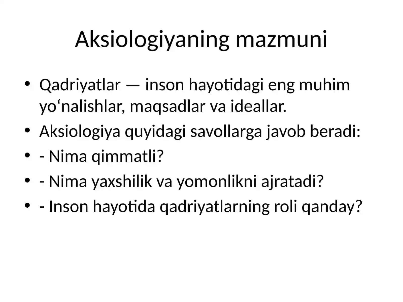 qadriyatlar falsafasi 3