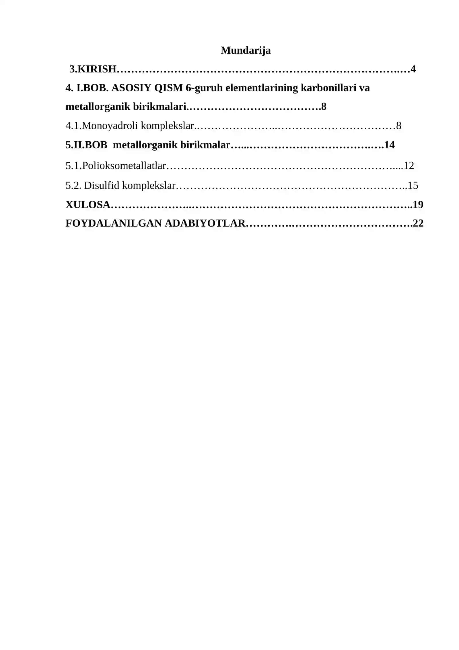 6-guruh elementlarining karbonillari va metallorganik birikmalar 3