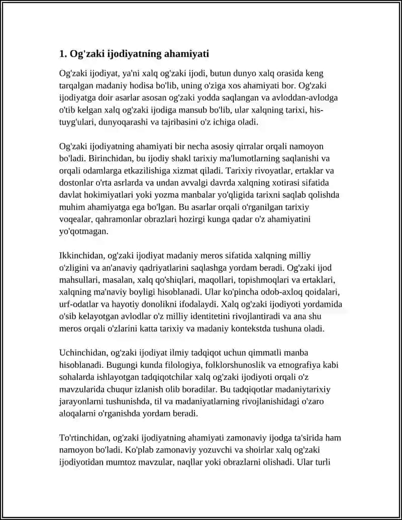 XALQ OG'ZAKI IJODI 3