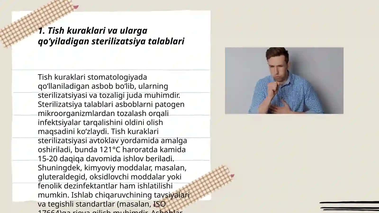 Stomatologiya asboblar va talablar 3