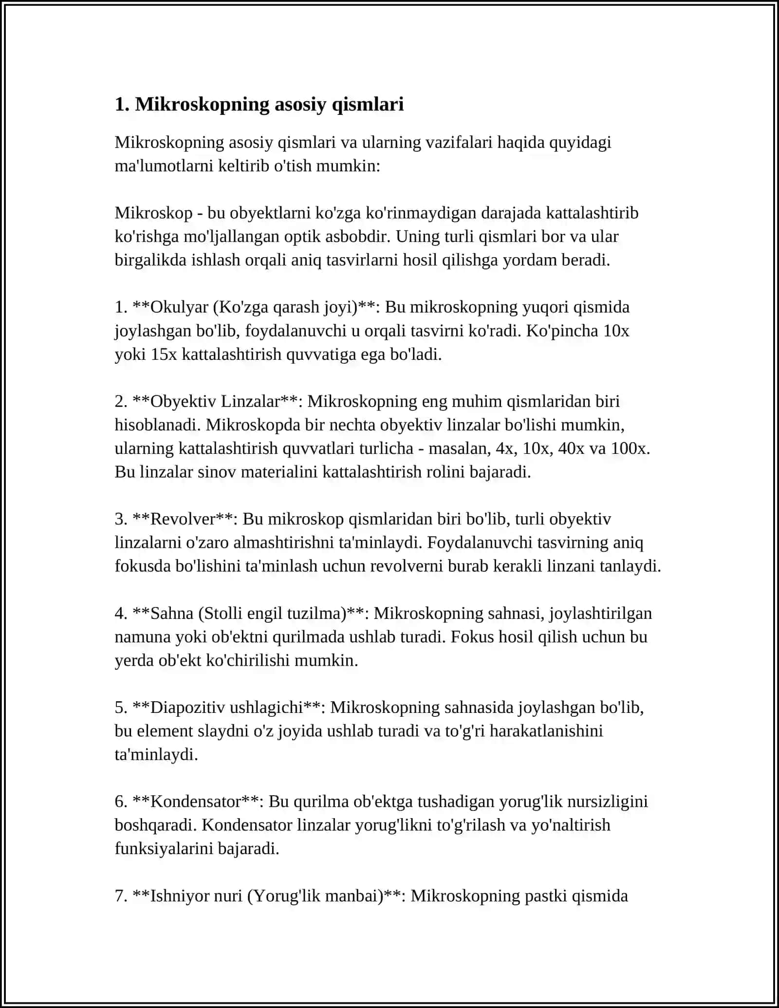 MIKROSKOPNING TUZILISHI 3
