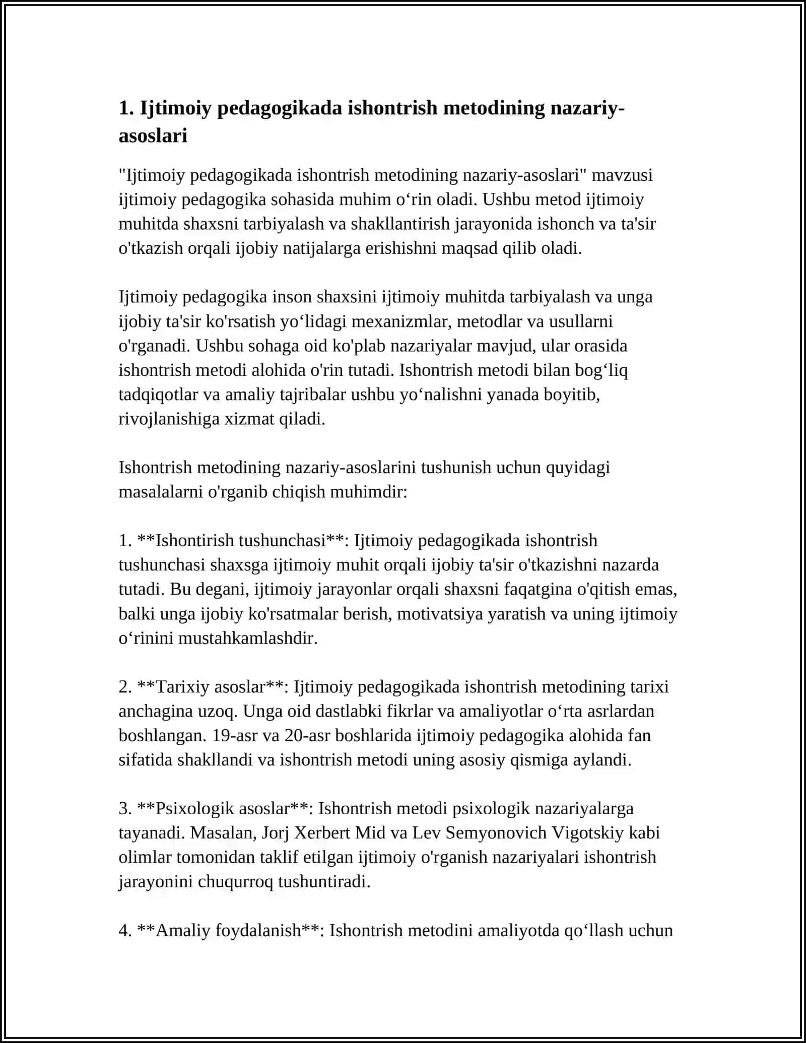 IJTIMOIY PEDAGOGIKADA ISHONTRISH METODI 3
