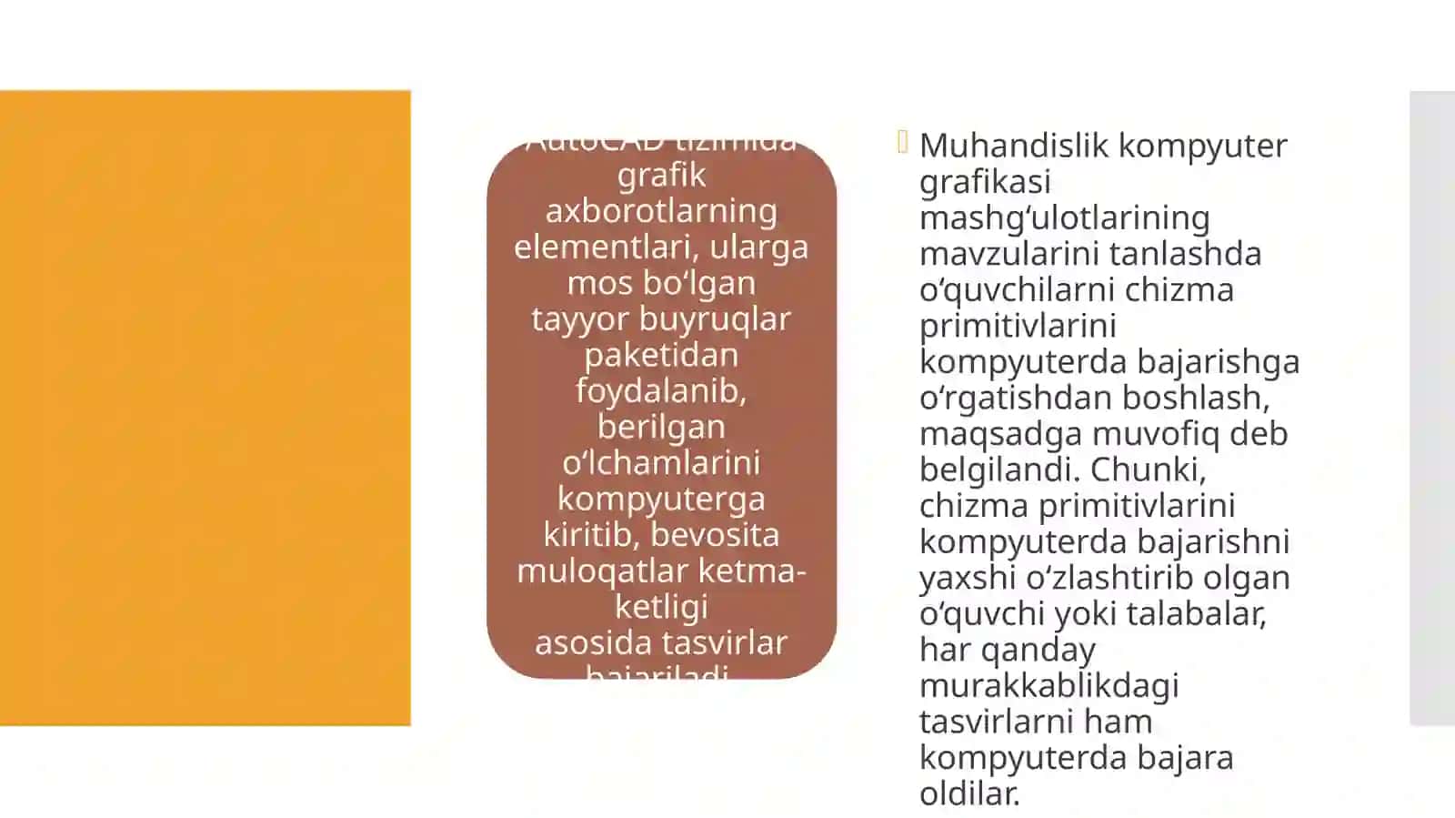 AutoCAD dasturida o‘lcham qo‘yish imkoniyatlari 3